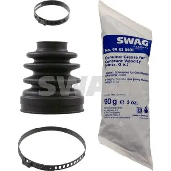 Hřídel nápravy Sada měchů, hnací hřídel SWAG 62 92 2017