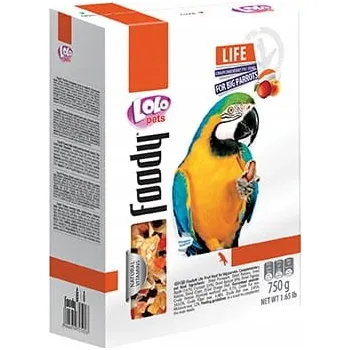 Krmivo pro ptáka Směs pro velké ptáky Lolo Pets 0,9 kg