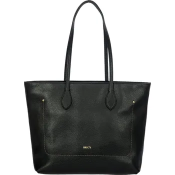 Kabelka Kožená kabelka přes rameno Bric`s Gondola Violetta Black