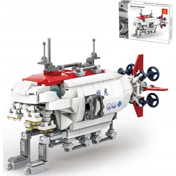 ostatní stavebnice Stavebnice WANGE 3521 - Ponorka pro hlubokomořský ponor s posádkou, 412 dílů