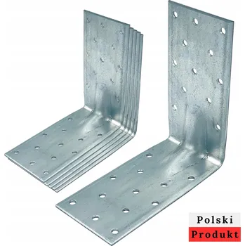 Tesařské kování 5X MONTÁŽNÍ ÚHELNÍK SPOJOVACÍ TESAŘSKÝ OCELOVÝ SPOJOVNÍK 120X120X60MM