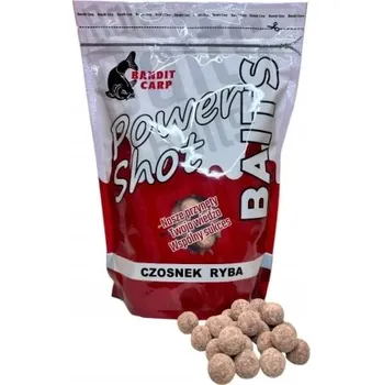 Boilies BANDIT CARP Boilies ČESNEK FISH 1kg 18mm