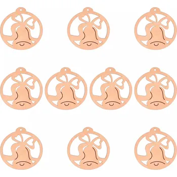 Vánoční dekorace VÁNOČNÍ dekorace ve tvaru Vánoční Koule 8x8cm 10 Ks