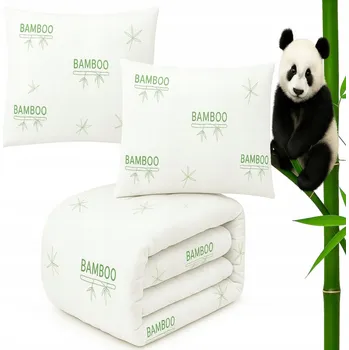 přikrývka Přikrývka 160x200 + polštáře 70x80 BAMBUS antialergická celoroční sada PL