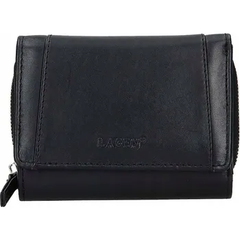 Peněženka Lagen dámská peněženka z pravé kůže černá