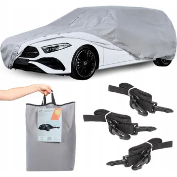 Plachta na motorové vozidlo Autoplachta na Hatchback S5 280-305 Krycí Plachta Exclusive MĚKKÁ S popruhy