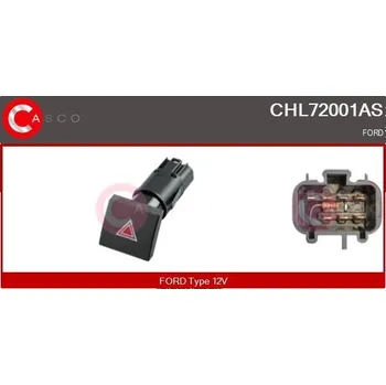 Vypínač výstražných blikačů CASCO CHL72001AS