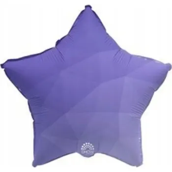 Balónek Hvězda Fialová Gradient 18" (45 cm)