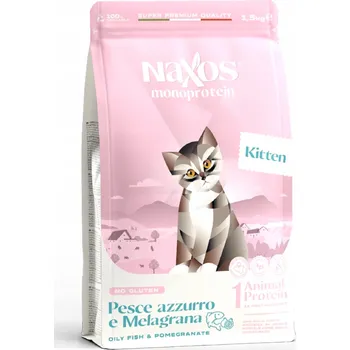 Krmivo pro kočku Krmivo krmivo Naxos pro lososa 1,5 kg