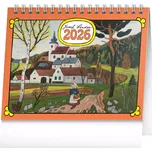 Stolní kalendář 2026 s ilustracemi Josefa Lady