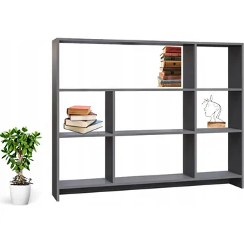 Knihovna Police laminovaná deska 5K HOME DECOR 152,2 x 25 cm antracit
