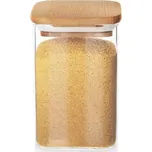 Orion Dóza hranatá sklo / bambus 1,3 l