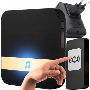 Domovní zvonek Bezdrátový zvonek RETOO s dosahem 300 m a hlasitostí 110 dB