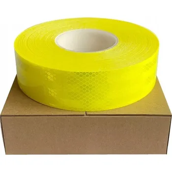 REFLEXNÍ PÁSKA SAMOLEPICÍ VÝSTRAŽNÁ 10M x 5CM ZELENÁ FLUO ROLE