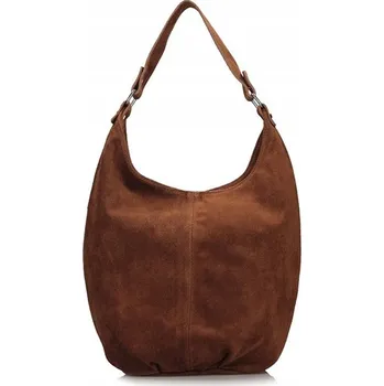 Toscanio kabelka vak z pravé kůže hnědá