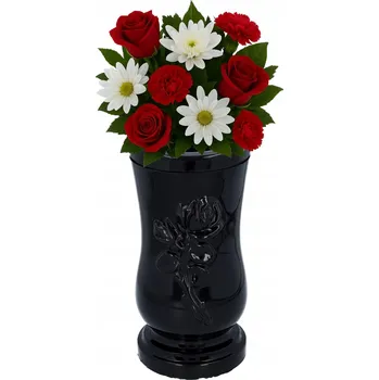 Váza Robustní hřbitovní váza s personalizací - odolná vůči povětrnostním vlivům