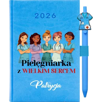 Kalendář Knižkový kalendář 2026 A5 FunnyCase modrý