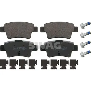 Brzdová destička Sada brzdových destiček, kotoučová brzda SWAG 70 91 6880