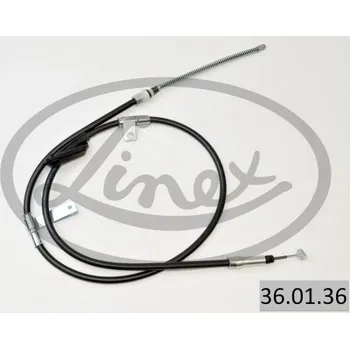Lanko parkovací brzdy Tažné lanko, parkovací brzda LINEX 36.01.36