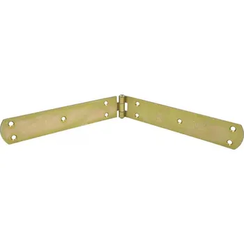 Nábytkové kování Závěs stejnoramenný pásový 400x40x2,5mm žlutý zinek