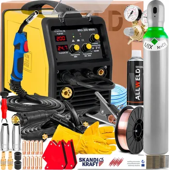 Svářečka Svářečka MAGNUM MIG 208 MMA 230V 200A TIG LIFT FLUX pro ocel a hliník