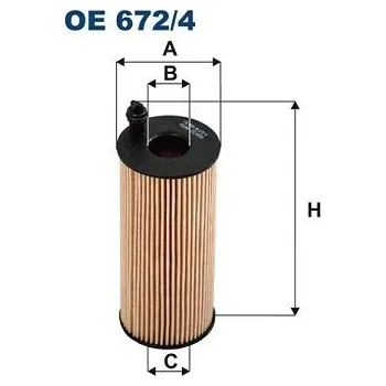 Olejový filtr Olejový filtr FILTRON OE 672/4
