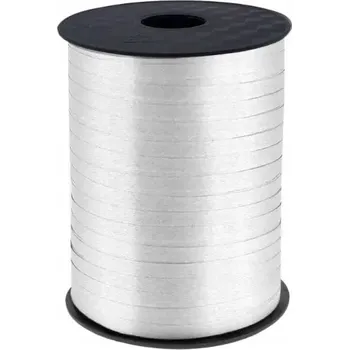 Balónek Pastelová stříbrná stuha Godan 5 mm / 458 m