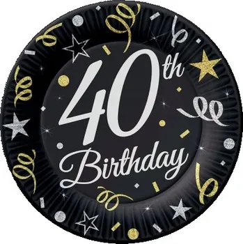 Talíř Talířky GoDan NAROZENINY 18 cm 6 ks