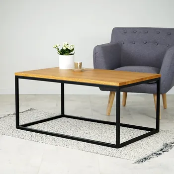 Konferenční stolek Konferenční stolek Pedro s masivní dubovou deskou