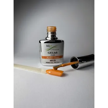 NL nails professional UV,LED Gellak AMBER DUST 8ml