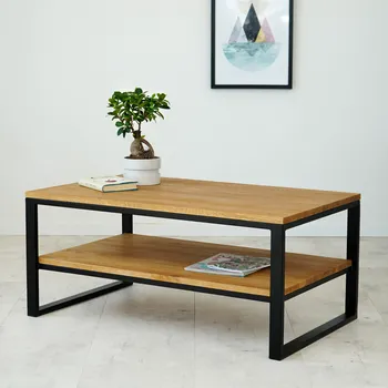 Konferenční stolek Konferenční stolek Lago s dubovým masivem