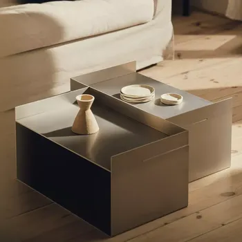 Konferenční stolek Konferenční stolek RAWW, přírodní hliník