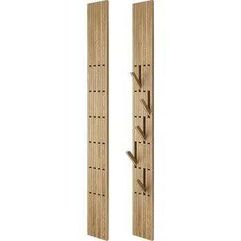 Věšák Lamely3D Branché Lamelový věšákový panel 28,5 x 275 cm dubová dýha