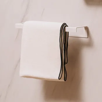 Držák na ručník Kovový držák na ručníky Tallinn jednoduchý bílý S