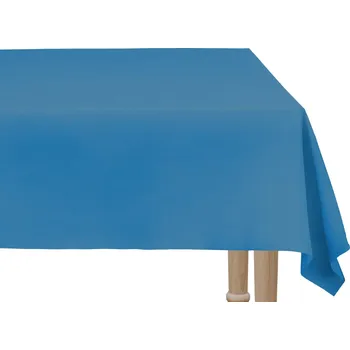 Jednorázový ubrus PartyDeco Plastový ubrus modrý tmavý, 137 x 183 cm