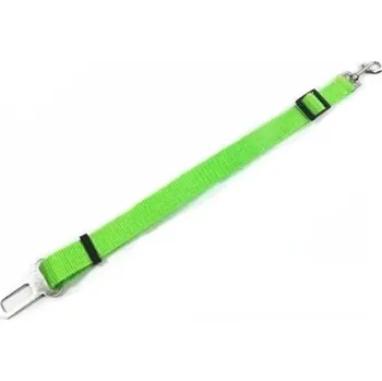 Obojek pro psa Bezpečnostní pás do auta pro domácí mazlíčky Nastavitelný polyesterový popruh s kovovou přezkou Barevné provedení Cestovní doplněk pro psy zelená