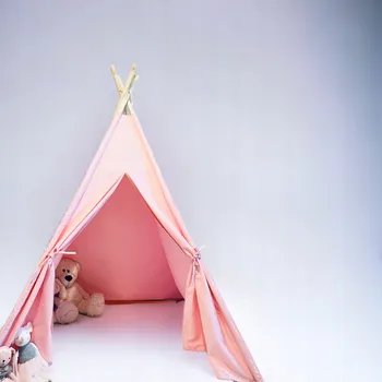 Dětský stan TEEPEE STAN růžový pro děti na hraní - dárek - narozeniny - domeček