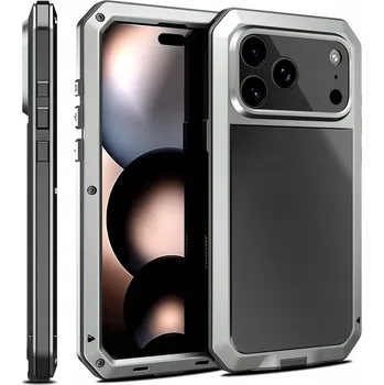 Pouzdro na mobilní telefon Erbord pro Apple iPhone 17 Pro Max stříbrný