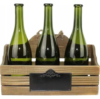 Obraz STOJAN NA VÍNO LÁHVE Vintage Industrial Loft Old Antic Line Shabby Chic