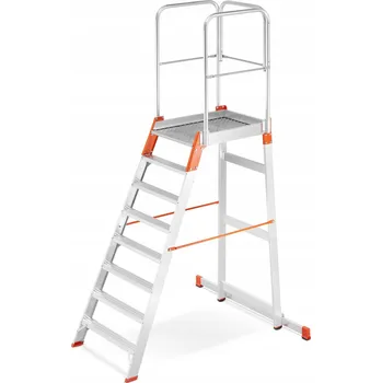 Žebřík Žebřík Aloss z hliníku 1 x 8 až 150 kg