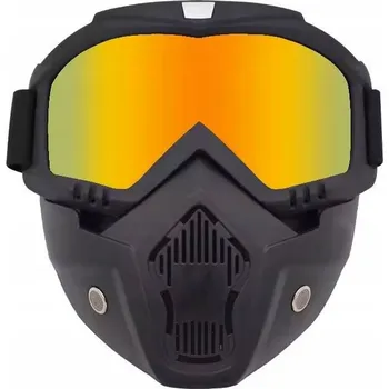 Motocyklové brýle Motocyklové brýle a maska Enduro Cross, paintball, na kolo