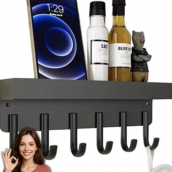 Věšák Šatní ramínko kovový Ruhhy antracit, černá