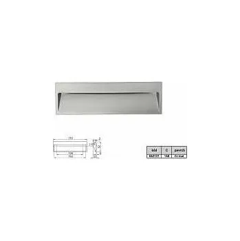 Nábytkové kování CARMEN 160/170mm úchytka zadlabací CR-MAT