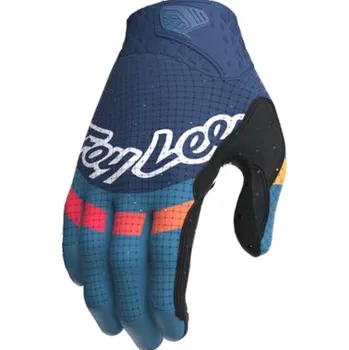 Cyklistické rukavice Rukavice Troy Lee Designs AIR PINNED BLUE (40450501), L
