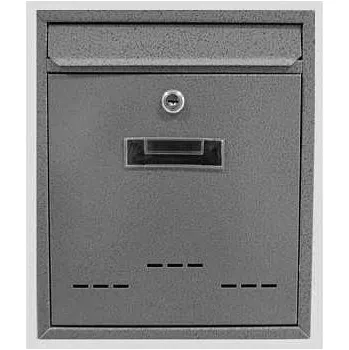 Poštovní schránka Poštovní schránka RADIM malá šedá struktura 260x310x90mm CH "X"