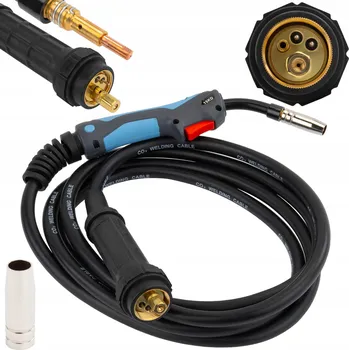 Svářečka MIG/MAG HOŘÁK PRO SVAŘOVACÍ STROJ (MIGOMAT) RTMSTF0002, HLINÍKOVÝ, EURO PŘIPOJENÍ, 400 cm