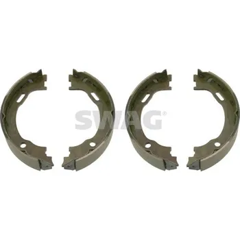 Brzdová čelist Sada brzdových čelistí, parkovací brzda SWAG 10 92 3196