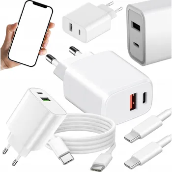 Výkonná síťová nabíječka 20W s Quick Charge 3.0 a USB-C kabel 1m