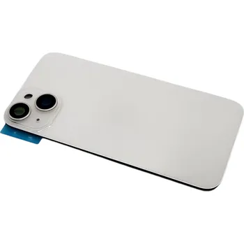 Pouzdro na mobilní telefon ZADNÍ PANEL Sklo Zadní Kryt MagSafe Uchycení Rámeček Apple iPhone 14 Hvězdný Prach (Starlight)