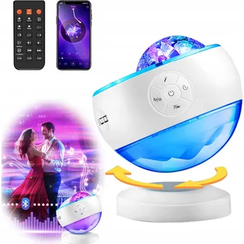 Projektor PROJEKTOR NOČNÍ OBLOHY pro děti Projektor oblohy Noční Lampa , BLUETOOTH reproduktor